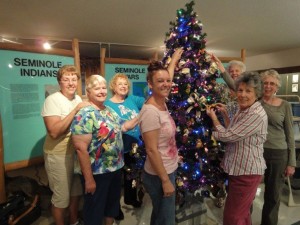 Decorating Disney Tree at Plantation High School