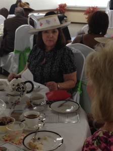 Our woman of the year for 2014 - Addie Travers - and her teacup hat!